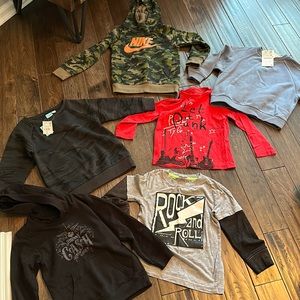 Size 4 shirts and sweatshirts